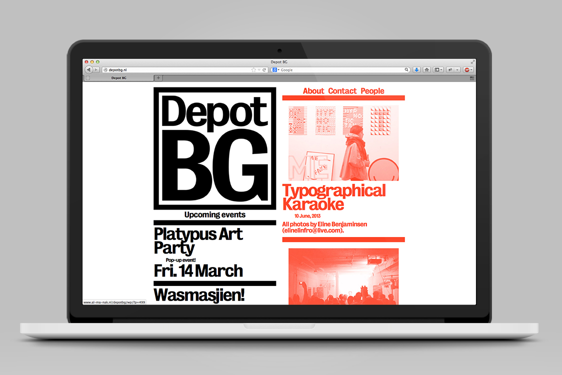 Depot BG identity and website, 2012 - as Almanak